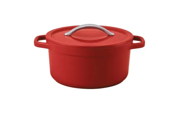 BEKA Cocotte ronde 24 cm / 4.5 L Rouge - Plume