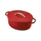 BEKA Cocotte ovale 31 cm / 6 L Rouge - Plume