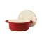 BEKA Cocotte ovale 31 cm / 6 L Rouge - Plume