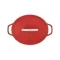 BEKA Cocotte ovale 31 cm / 6 L Rouge - Plume