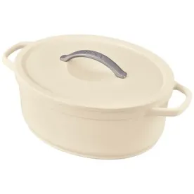 BEKA Cocotte ovale 31 cm / 6 L Beige - Plume