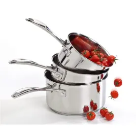 BEKA Série de 3 casseroles 16/18/20 cm - Chef