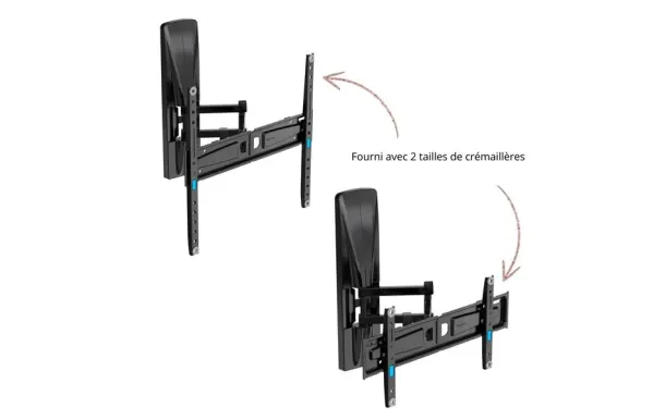 MELICONI Support mural inclin EXTRAXDR200400FBCG