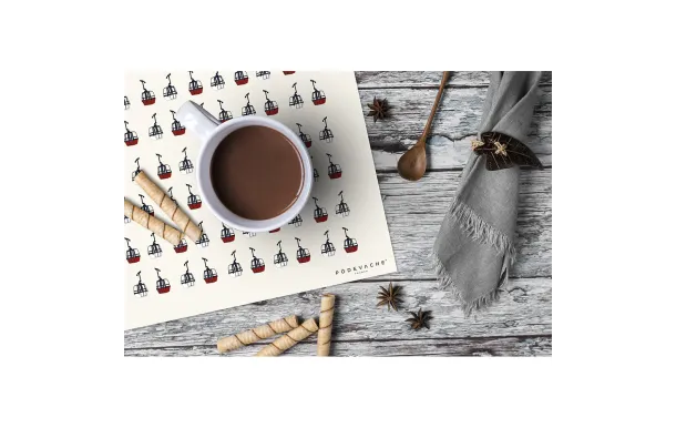 PODEVACHE - Set de table vinyle Multi-télécabines