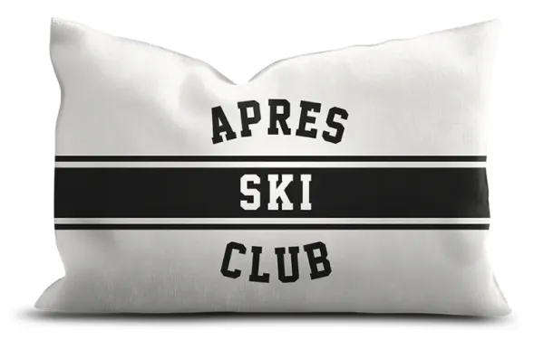 PODEVACHE - Coussin Velours Ski Megève