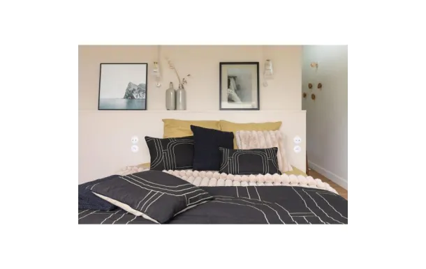 VIVARAISE - Jeté de lit Alice Lin 240 x 260