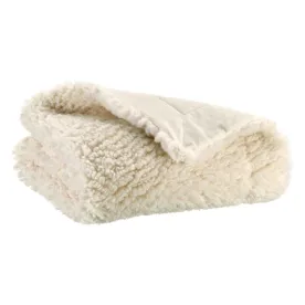 VIVARAISE - Plaid Noam Neige 140 x 180
