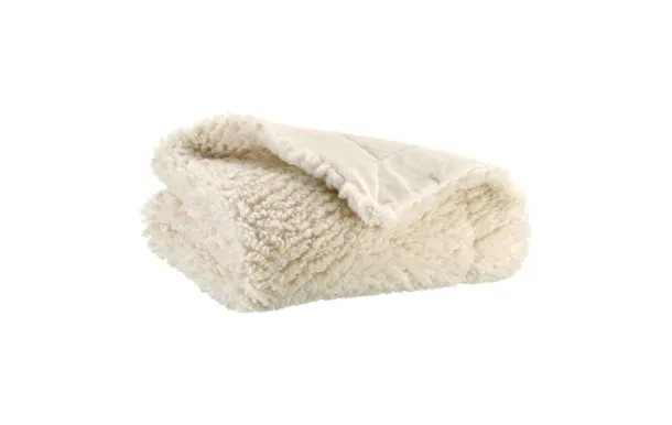 VIVARAISE - Plaid Noam Neige 140 x 180
