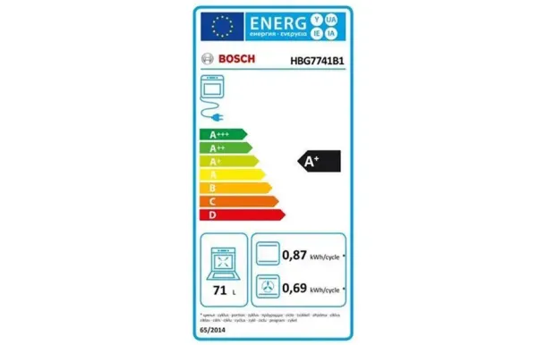 BOSCH Four pyrolyse multifonction - HBG7741B1