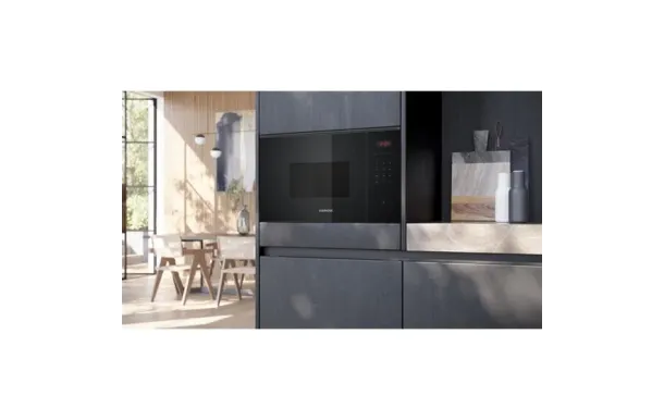 SIEMENS Micro-ondes grill encastrable 20 litres - BE523LMB1