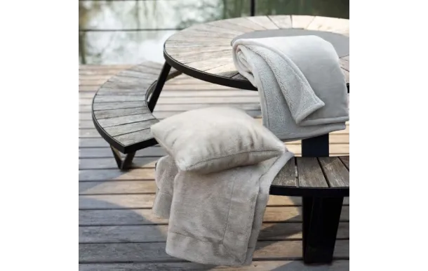 VIVARAISE - Coussin Liwen Café 45 x 45