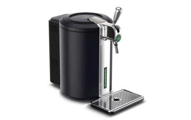 KRUPS Machine à Bière Beertender Compact Noir+Metal YY5603FD KRUPS Machine à Bière Beertender Compact Noir+Metal YY5603FD