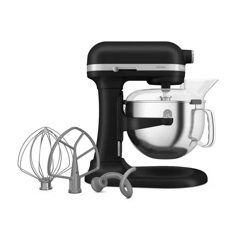 Image of KITCHENAID Robot pâtissier sur socle 5.6 L Noir Réglisse - Artisan - 5KSM60SPXEBM