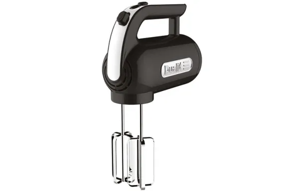 DUALIT BATTEUR ÉLECTRIQUE MULTI ACCESSOIRISÉS - NOIR