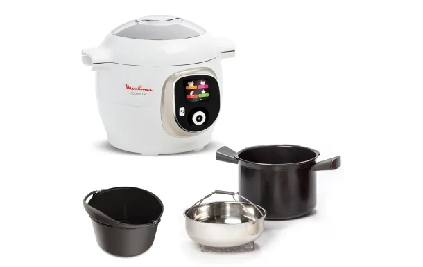 MOULINEX Cookeo+ Blanc 180 Recettes+Moule à gâteaux 1600W/1R YY5412FB MOULINEX Cookeo+ Blanc 180 Recettes+Moule à gâteaux 1600W/1R YY5412FB