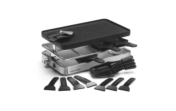 NATURAMIX Raclette / Gril / Crêpes 8 personnes - RAC.INDUS-8