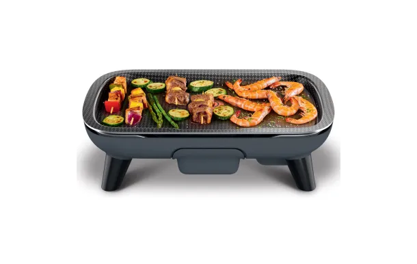 TEFAL Plancha électrique DES SAVEURS 2400W Revet.Titanium/2 YY4570FB