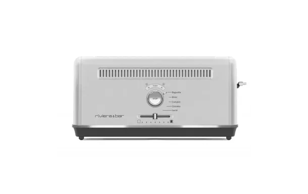 RIVIERA Grille-pain Inox 1000W 1 Fente 26cm - QGP660