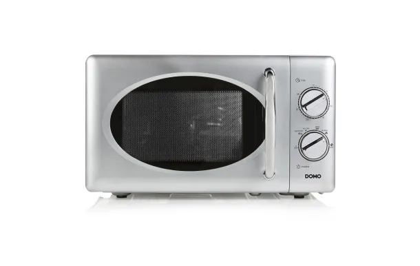 DOMO Micro Ondes mono 4 niv puiss 20L 24,5cm 700W Silver /1R DO3020 DOMO Micro Ondes mono 4 niv puiss 20L 24,5cm 700W Silver /1R DO3020