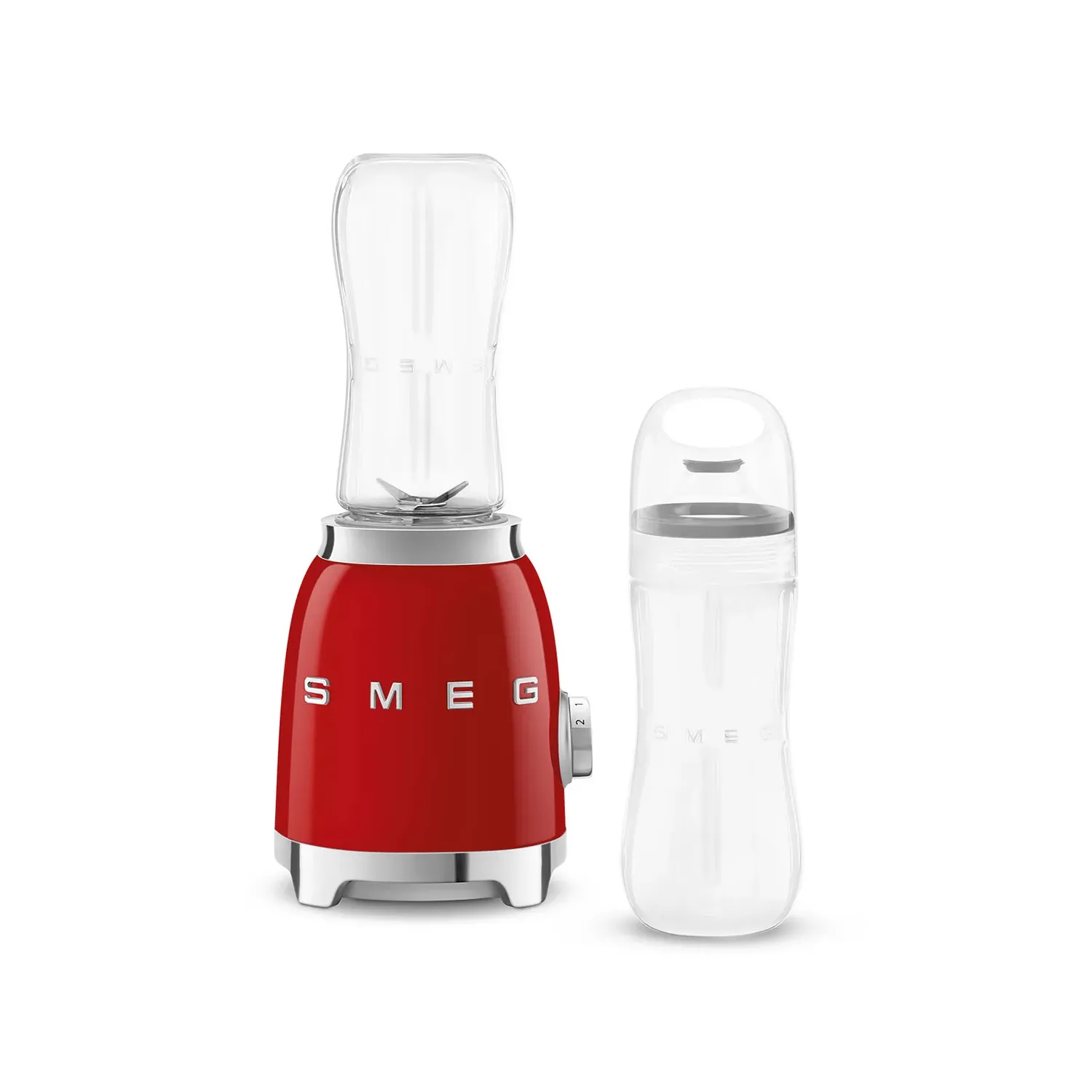 SMEG Mini Blender Rouge 300W 600ml Années 50 PBF01RDEU