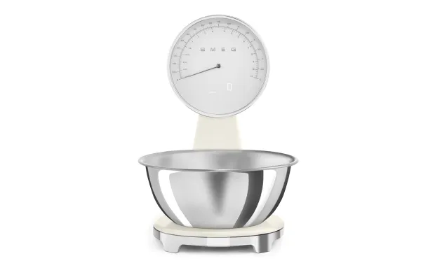SMEG Balance de cuisine 5 kg Crème Brillant - Années 50 - KSF01CRWW