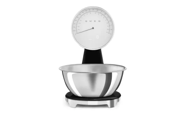 SMEG Balance de cuisine 5 kg Noir Brillant - Années 50 - KSF01BLWW