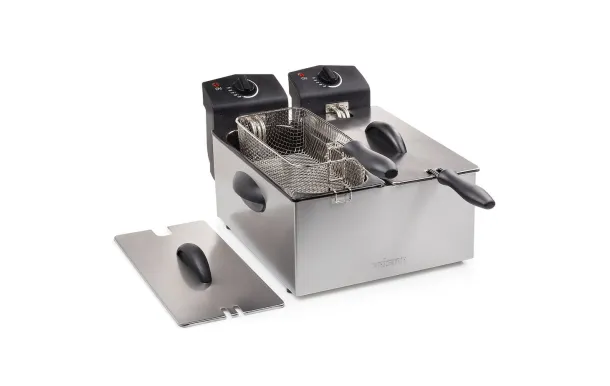 TRISTAR Friteuse 2x3L 2x1800W Inox - FR6937
