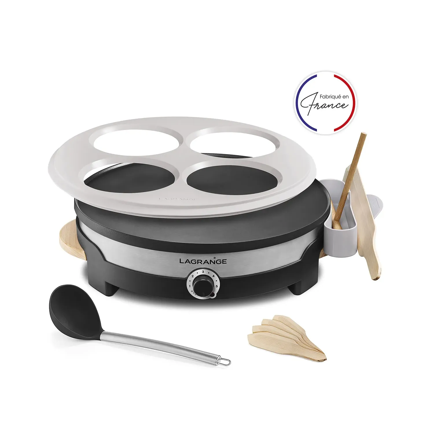 Crêpière Lagrange Tradi’® Duo pochoir - vue 3