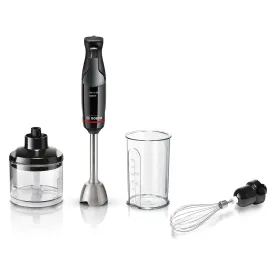 BOSCH Mixer 1000W Pied Inox Noir Anthracite + access - MSM4B621