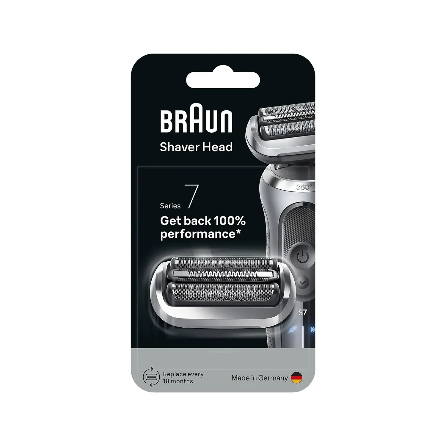 BRAUN Pack 74S Argent Nouveaux Serie 7 /10 74S