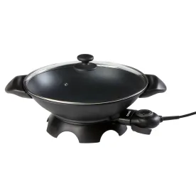 DOMO Wok 5L D.35.5 cv.verre thm.amovible - DO8708W