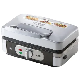 DOMO Croque Gaufre 3en1 Gaufre/Grill/Croq - 1000W/2 DO9136C