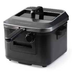 DOMO Friteuse 4L 2000w cuve emaillee thm inox 190°/2 DO545FR