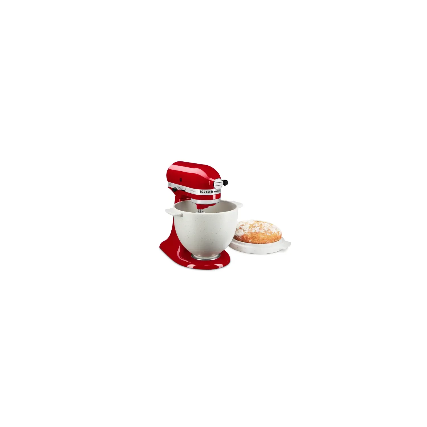 Bol À Pain Céramique KitchenAid 5KSM2CB5BGS – Capacité 4,7L, Couvercle Inclus - vue 7