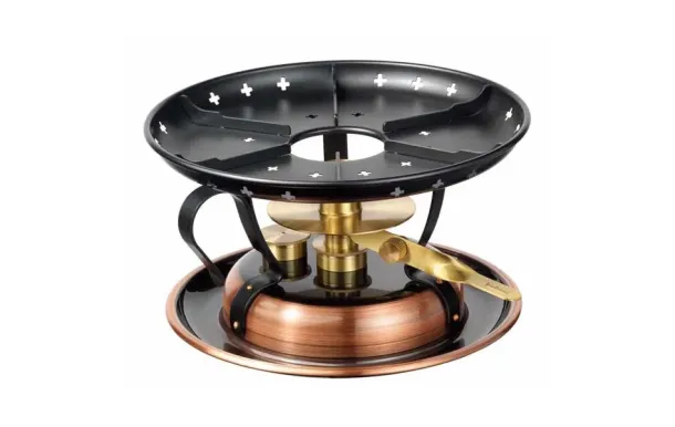 STOCKLI RECHAUD FONDUE CLASSIC CUIVRE PATINE 7565.50