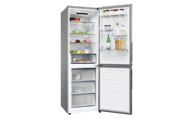 CANDY Réfrigérateur combiné 2 portes 355 litres total no-frost - CNCQ2T618EX