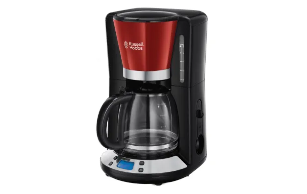 RUSSEL RUSSELL-HOBBS Cafetière progr. Colours + Rouge 15T 24H(2) 24031-56
