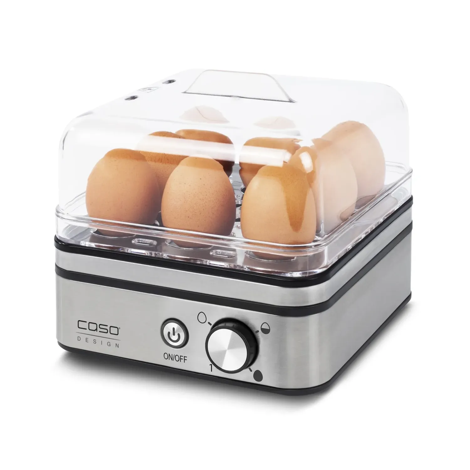 CASO Cuiseur à Oeuf 8 oeufs inox electronique - ED9 CASO Cuiseur à Oeuf 8 oeufs inox electronique - ED9