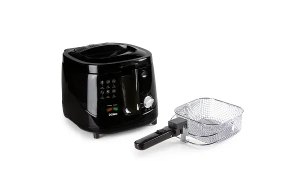 DOMO Friteuse 2.5L 1800W Cuve AA Therm. Hublot/4 DO461FR