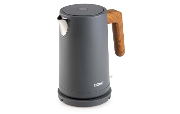 DOMO Bouilloire 1,7L 2200w base 360° arr.aut.gris mat/6 DO9268WK