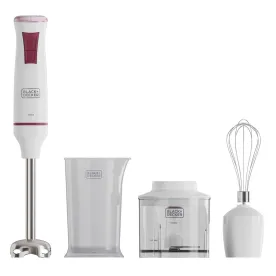 BLACK-DECKER BLACK&DECKER Mixer 600W Pied Inx amov.20Vit + accessoires /6 BXHBA601E