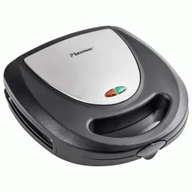 BESTRON Multi-Grill 3en1 Croq Gril Gauffre 760W Noir/Inox /4 ASM8010