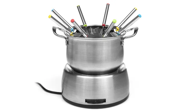 PRINCESS Fondue Inox 8P 1.2L T°Rég. Plat.Rotatif/4 172680-01-001