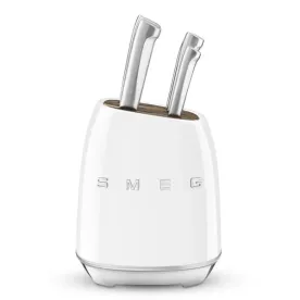 SMEG Bloc 6 couteaux Blanc - Années 50 - KBSF02WH 