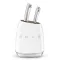 SMEG Bloc 6 couteaux Blanc - Années 50 - KBSF02WH 