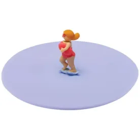 LURCH Lot 8 couvercles protège-verre Beach Watch / Linda, la sauveteuse - My Lid * 