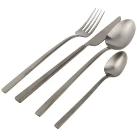 SP COLLECTION Ménagère 16 pièces Noir Mat - Terno 