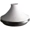 EMILE HENRY Tajine 32 cm Blanc & Noir - Delight 