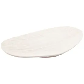 SP COLLECTION Plat ovale 48 x 29.5 cm Beige - Vico 