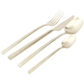 SP COLLECTION Ménagère 16 pièces Or Mat - Terno 